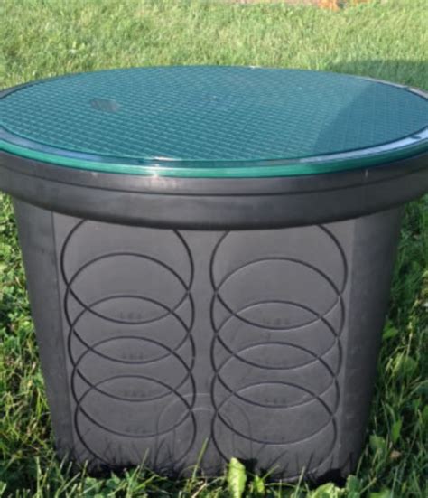 concrete septic distribution box cover|septic distribution box home depot.